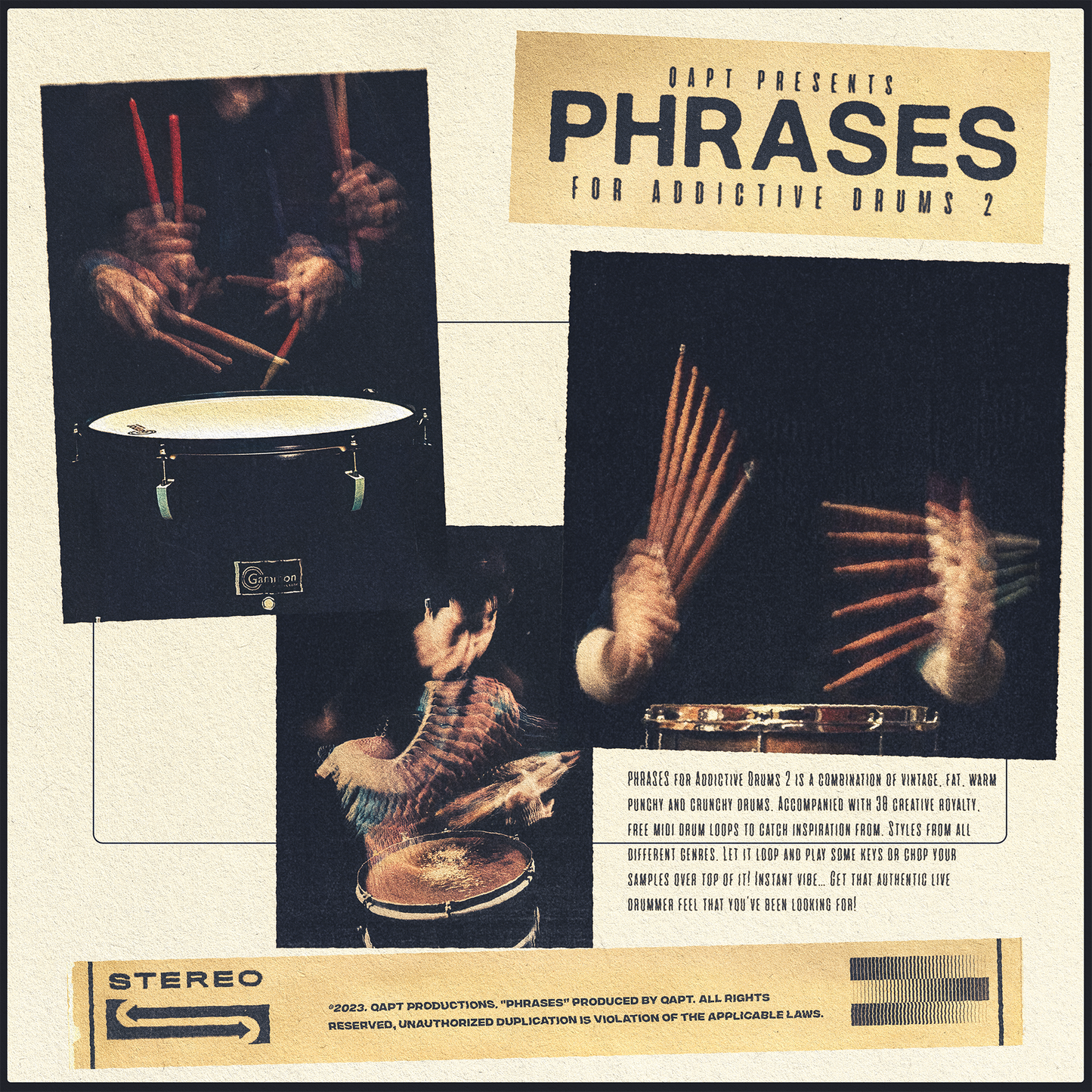 PHRASES for Addictive Drums 2
